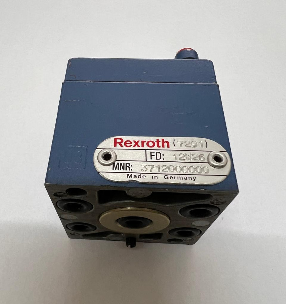 Rexroth / Pneumatic Control Valve / 3712000000 / 12W26 / 7291