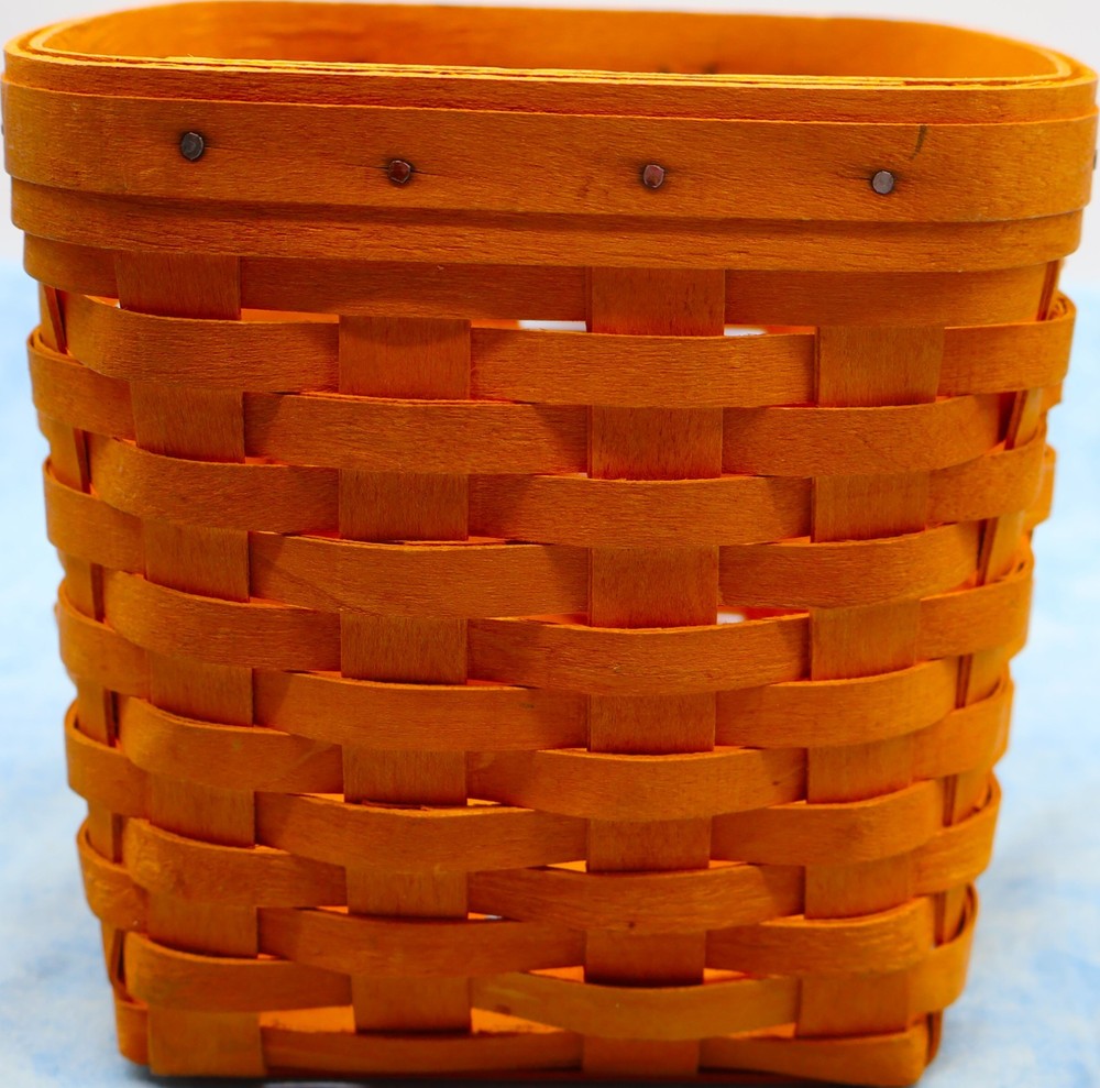 Longaberger 1998 Tissue Basket Square 6x6 Handwoven Dresden OH