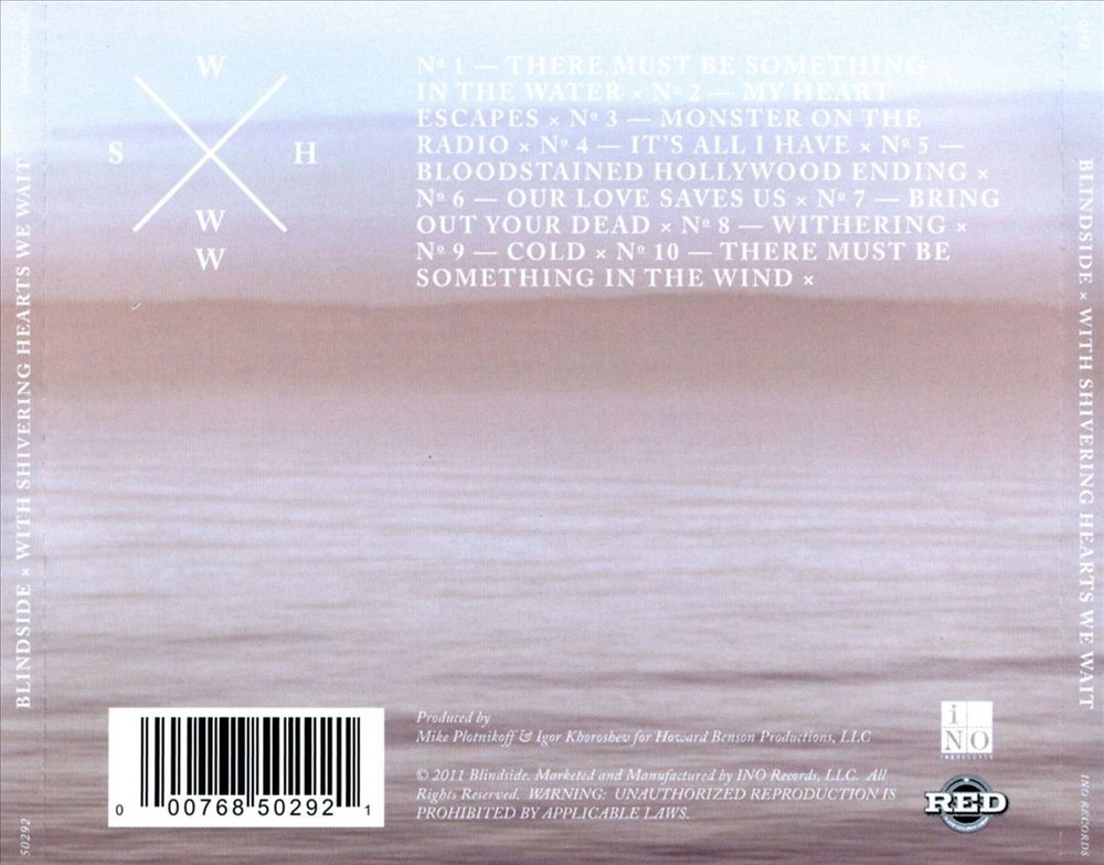 BLINDSIDE WITH SHIVERING HEARTS WE WAIT NEW CD