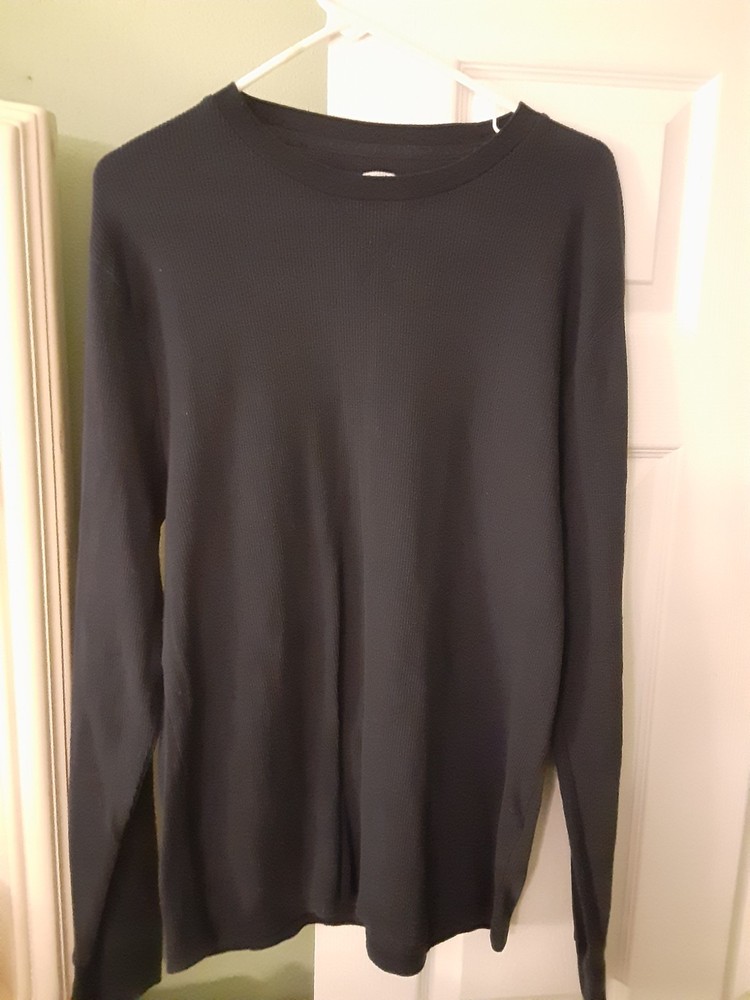 Old Navy XL Navy Blue Thermal Long Sleeve Shirt