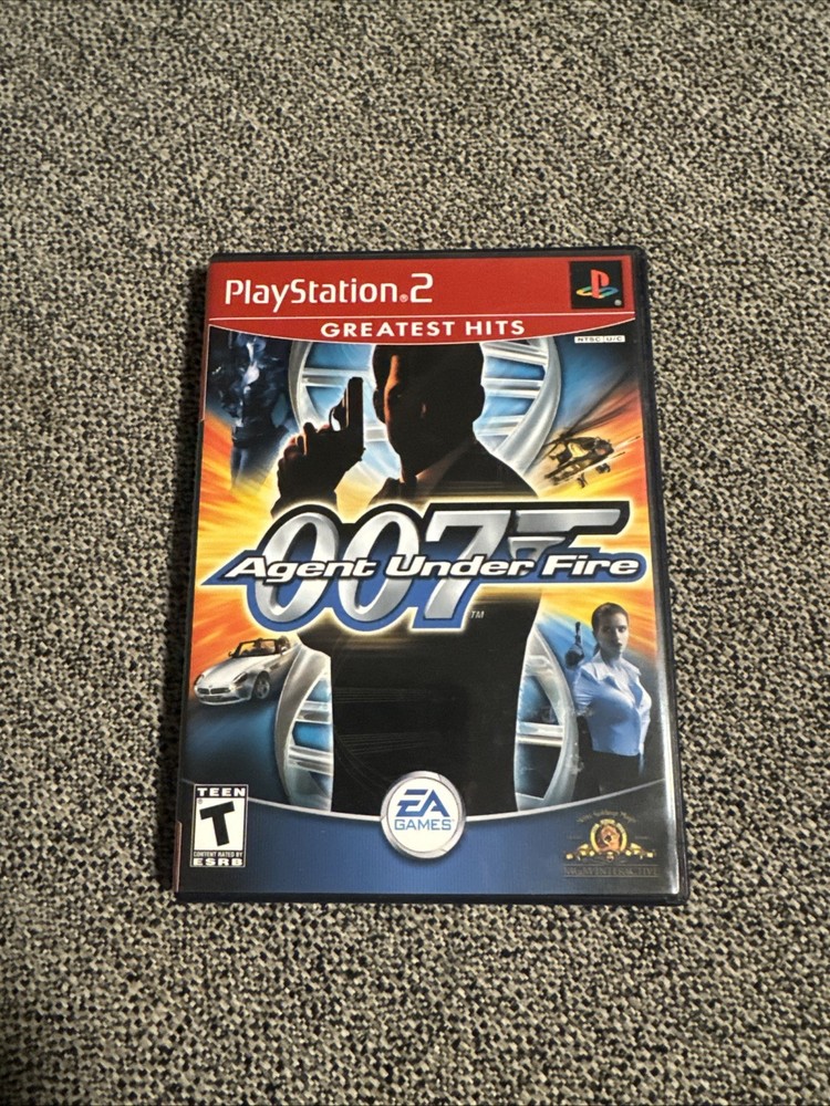 James Bond 007 Agent Under Fire PS2 CIB Complete Tested & Working