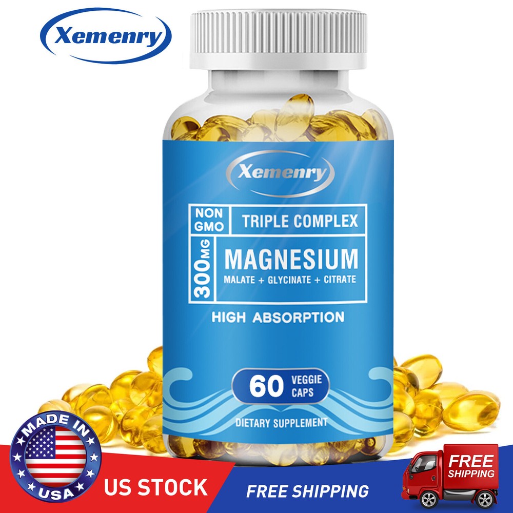 Triple Magnesium Complex - Citrate Bone Health, Supports Relaxation, Calmness