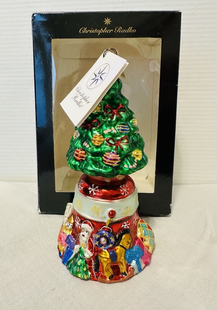 2000 Christopher Radko O'Tennenbell Christmas Tree Ornament w/Box