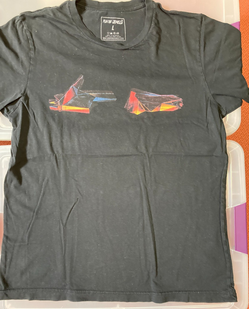 RUN THE JEWELS - OFFICIAL Geometric Logo shirt L