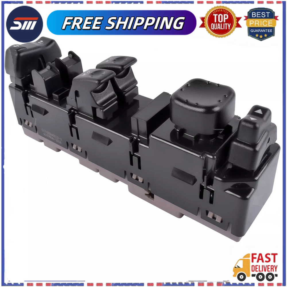 15883318Driver LF Side Power Window Switch For Chevy Silverado GMC Sierra 03-06