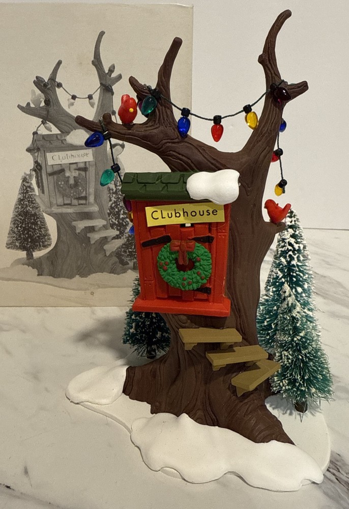 Department Snow Village Kids Tree House 5168 Christmas Accessory w/Box