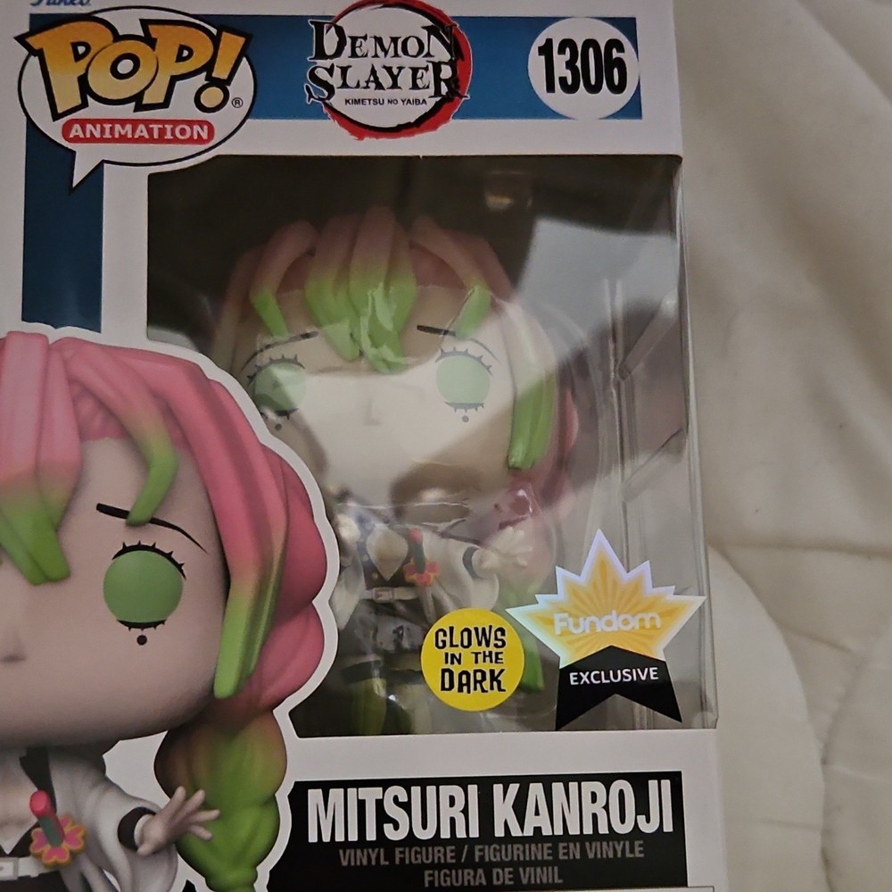 Funko Pop! Animation Vinyl Figure #1306 Mitsuri Kanroji, Demon Slayer GITD Excl