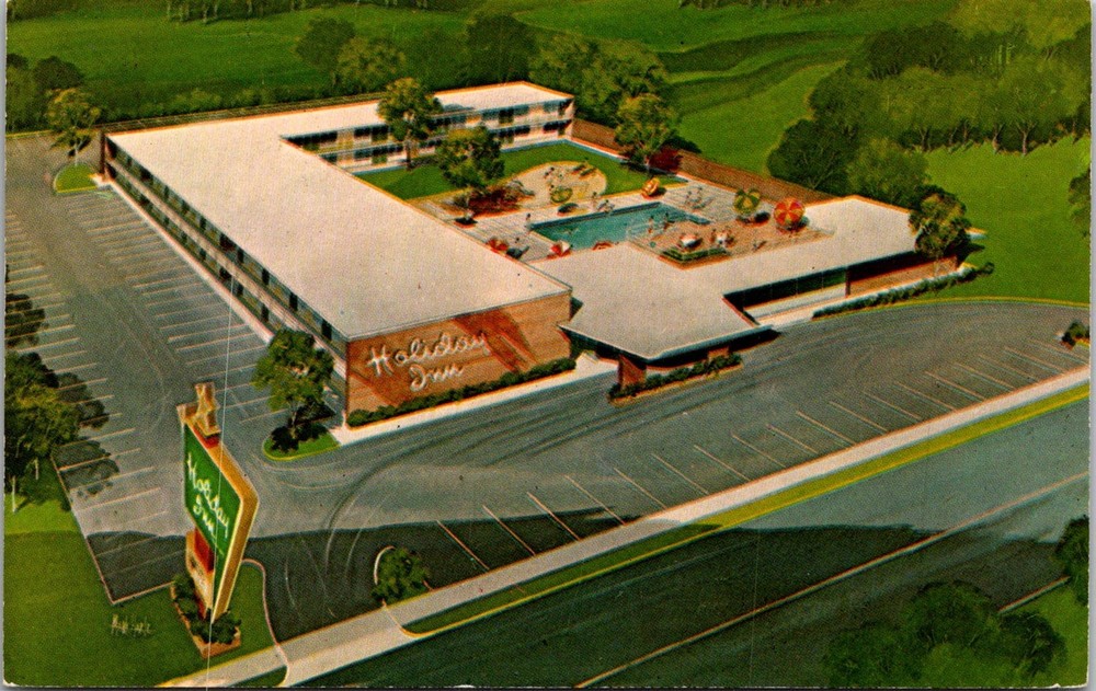 Dr Jim Stamps Postcard Holiday Inn North No 2 Lumberton North Carolina Us 301