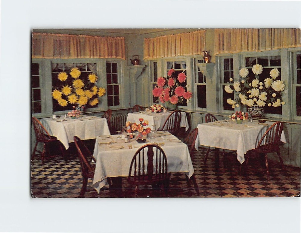 Postcard Dining Room Santa Maria Inn Santa Maria California USA