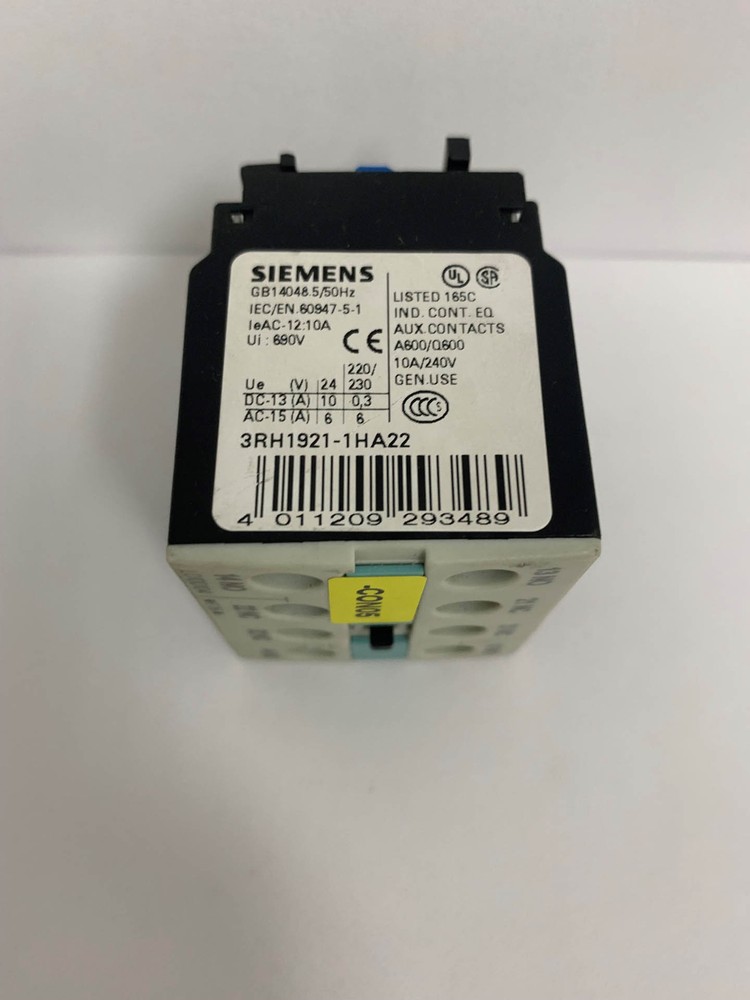 Siemens 3RH1921-1HA22 Contact Block