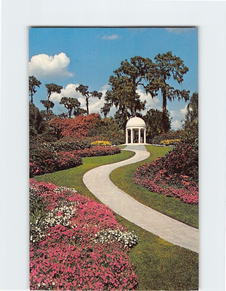 Postcard Gazebo Cypress Gardens Florida USA