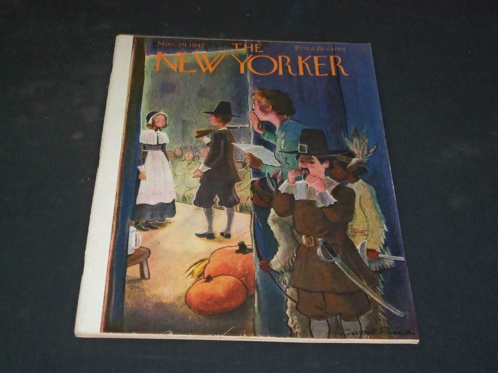 1947 November 29 The New Yorker Magazine - Illustrated Cover - Ny 291