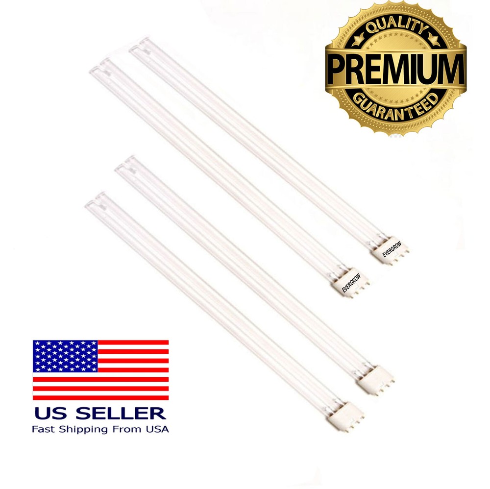 New 4x UV Bulb 36W 36 watts 2G11 PL Pond Clarifier Odyssea Sunsun AC HVAC Jebao-image