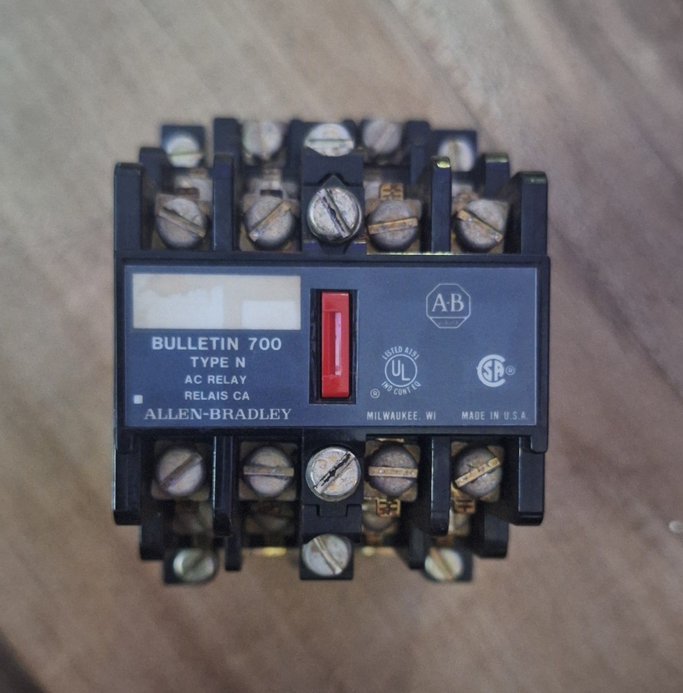 Allen-Bradley 700-N800A1 Ser. C, Bulletin 700 Type N AC Relay - Free Shipping!