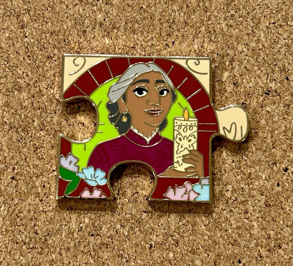 2024 Disney’s Encanto Abuela Alma Madrigal Puzzle Piece Pin LE 600-image