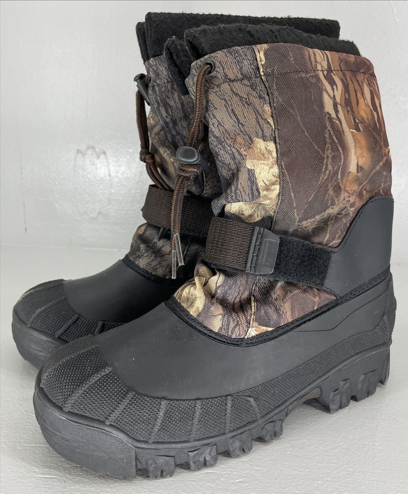 Men's Ozark Trail Camo Slip Knot Round Toe Boots Size 6 7794939