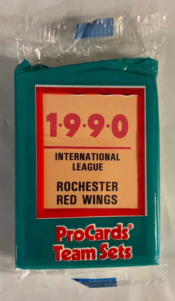 1990 ProCards International League Rochester Red Wings Team Set Sealed