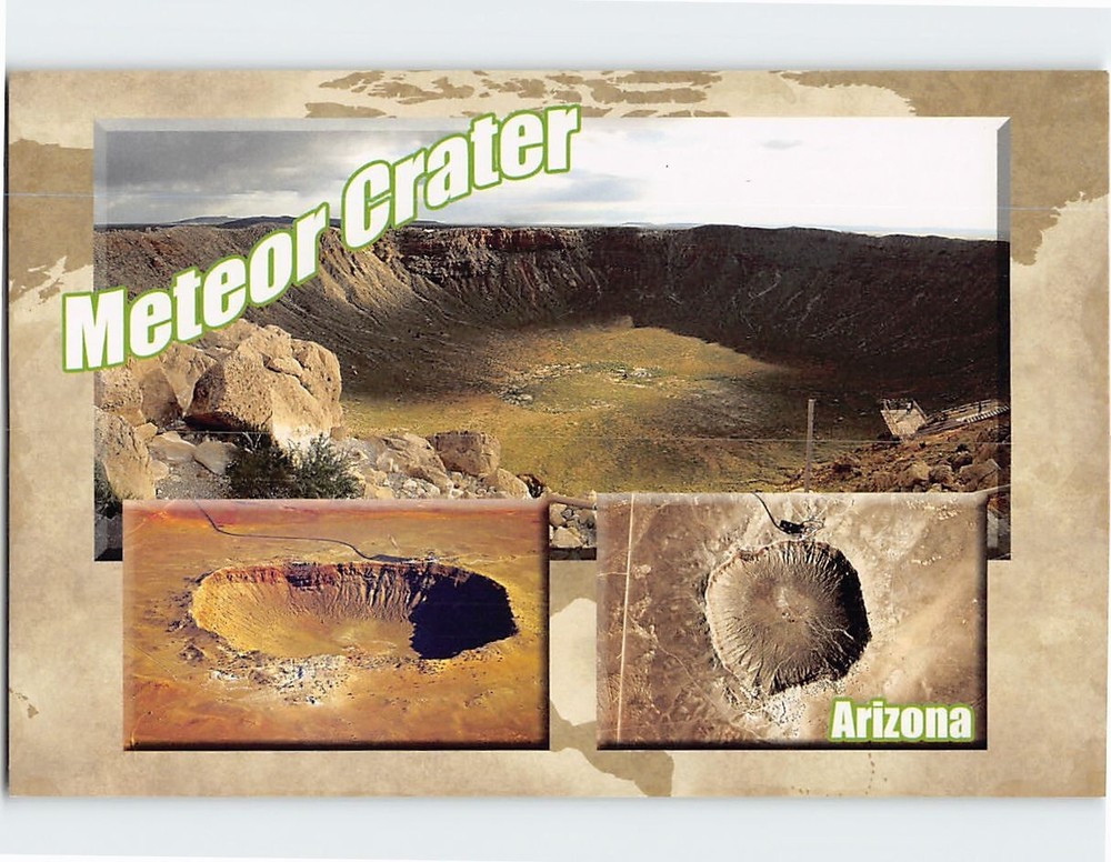 Postcard Meteor Crater Arizona USA