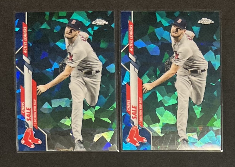 Chris Sale #U-295 | 2020 Topps Chrome Update Sapphire Edition Lot x2