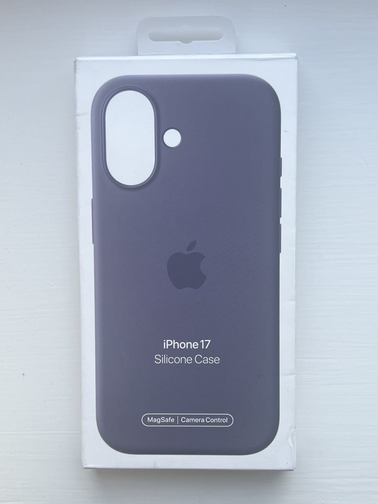 Genuine iPhone 17 Silicone Case  - Purple Fog