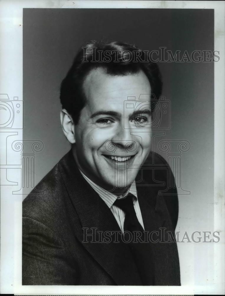 1985 Press Photo Bruce Willis Moonlighting