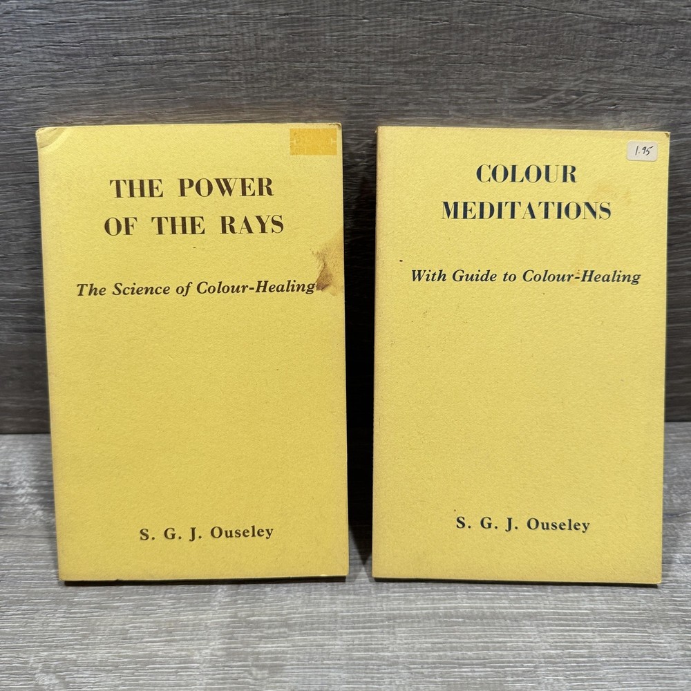 The Power Of The Rays Colour Meditations S G J Ouseley L N Fowler PB Yellow UK