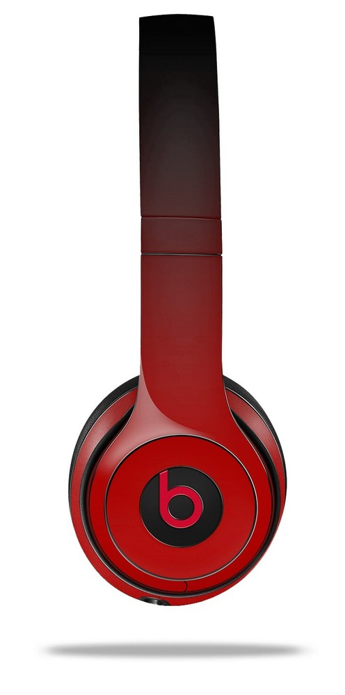 Skin Beats Solo 2 3 Smooth Fades Red Black Wireless Headphones NOT INCLUDED