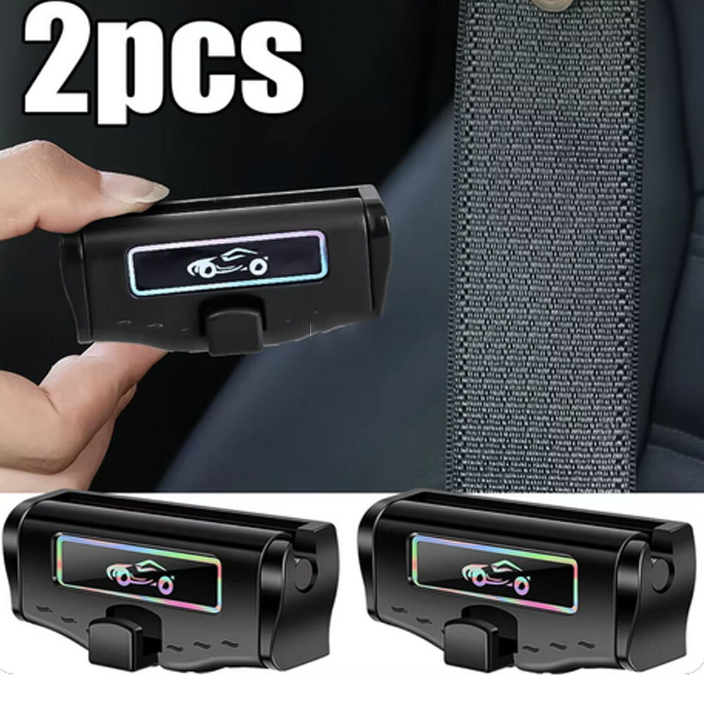 2PCS Car Seat Belt Adjuster Clip for Safety & Comfort
