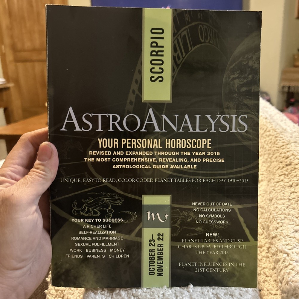 AstroAnalysis Scorpio Revised 2000 Astrology Horoscope Berkley Books