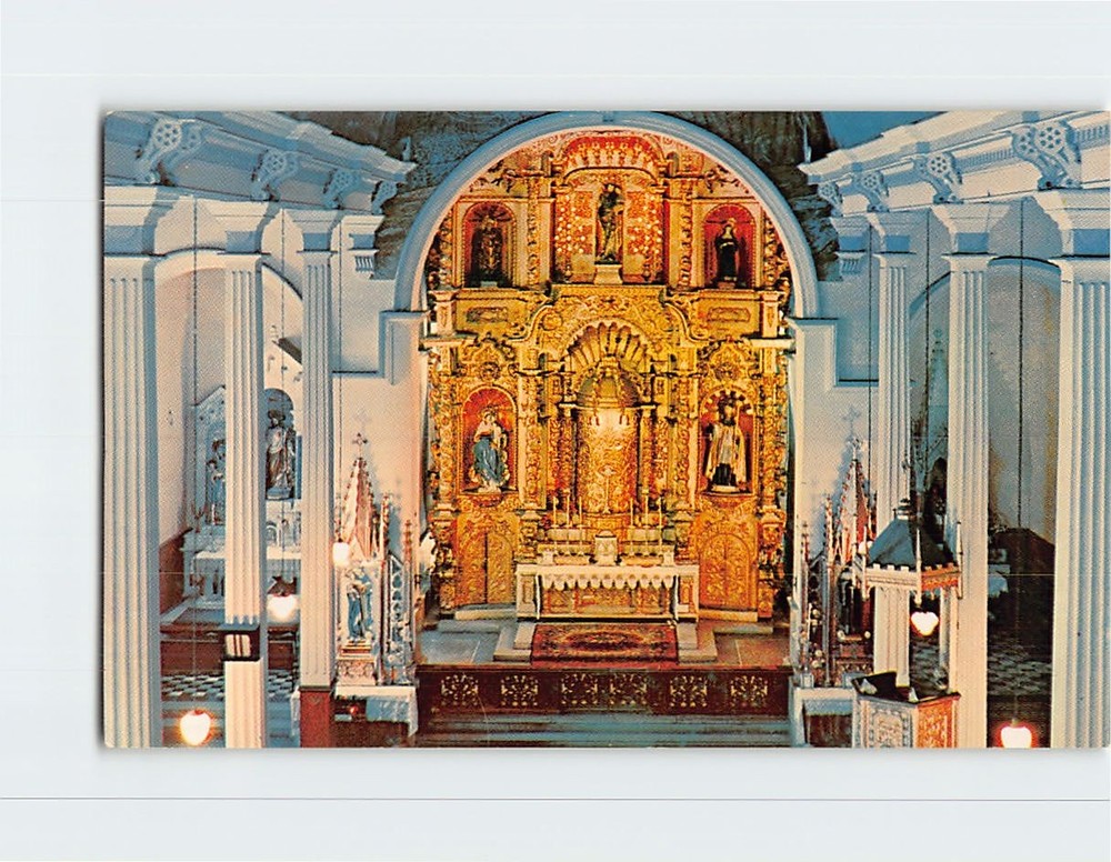 Postcard The Golden Altar Church of San Jose in Panama City