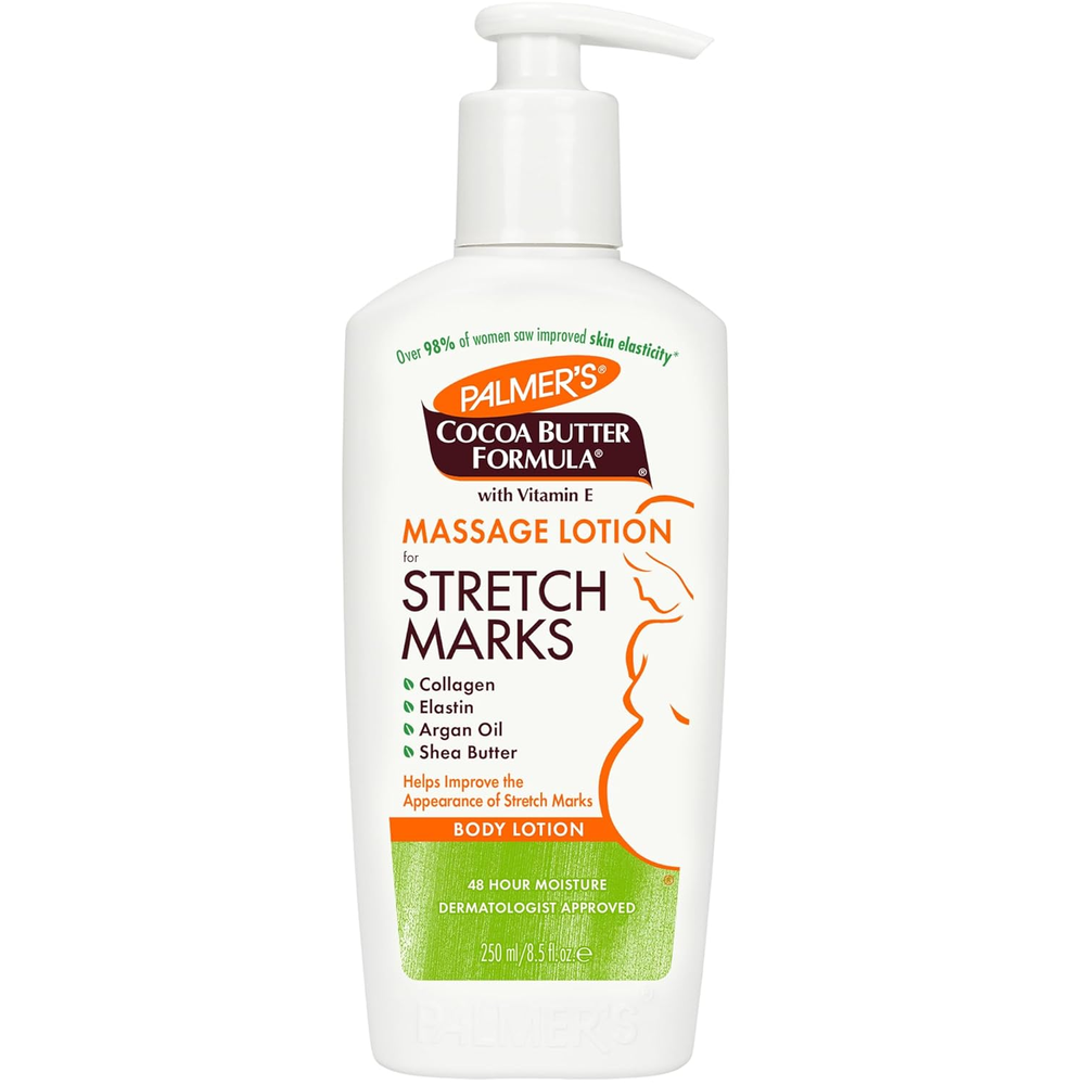 Cocoa Butter Formula Massage Lotion for Stretch Marks, Pregnancy Skin Care, Bell