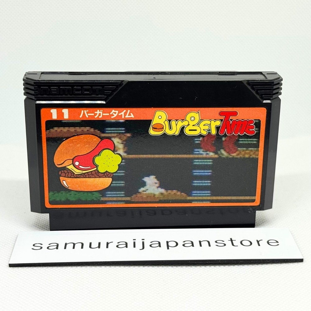Burger Time Famicom FC Cartridge Only Used Japanese ver Tested JP Import