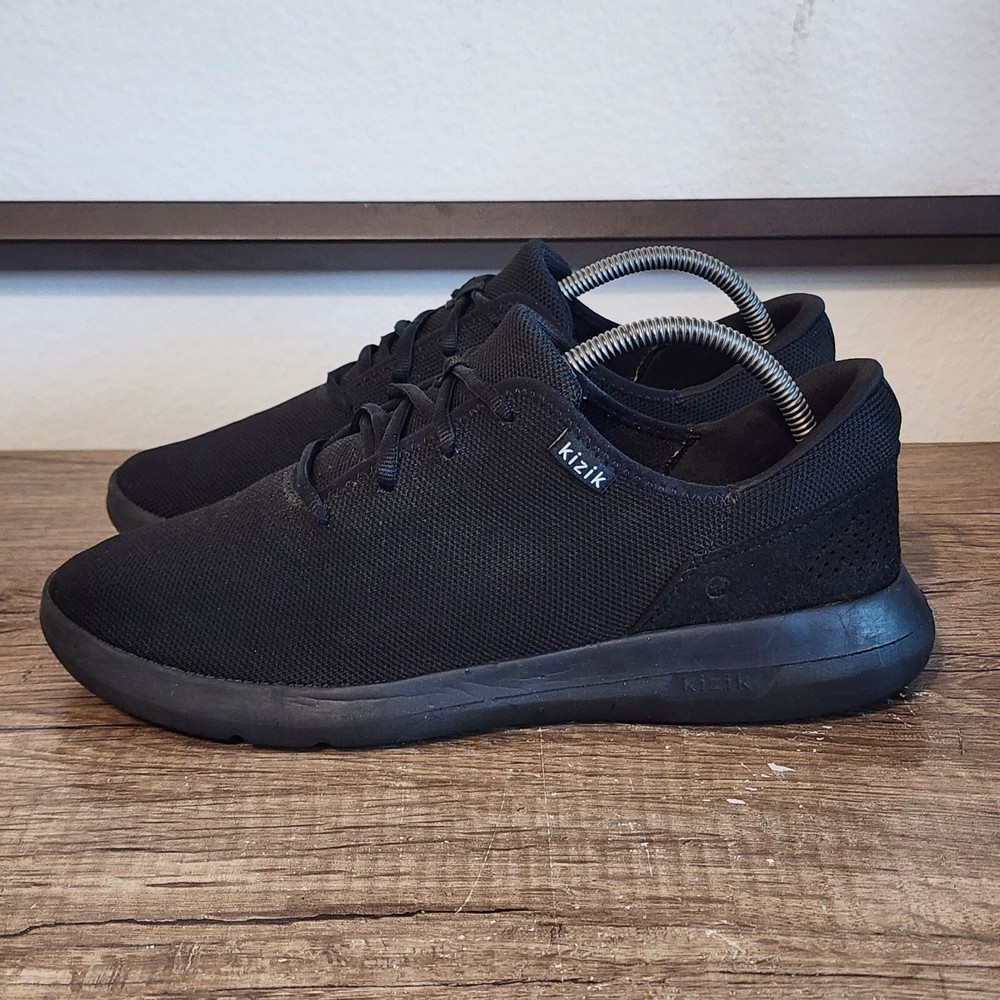 Kizik Madrid Eco Knit Men's Shoes Size 9.5 Black