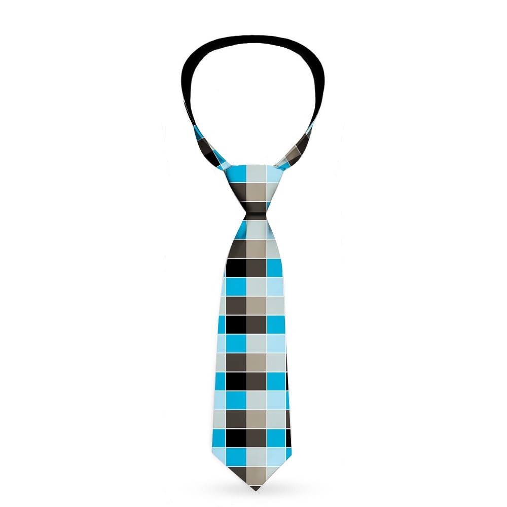 Necktie Standard - Checker Mosaic Blue ACC NEWAnother great item from Rarewaves USA | Free delivery!