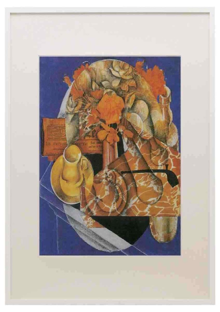Leafs Juan Gris Abstract Art A3 A4 Framed Print Picture