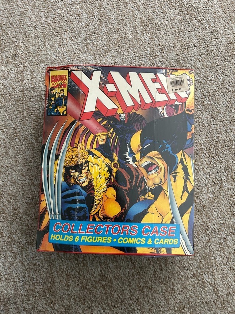 Vintage 1994 X-Men ToyBiz Collectors Case with Tray Marvel Comics Tara Toy