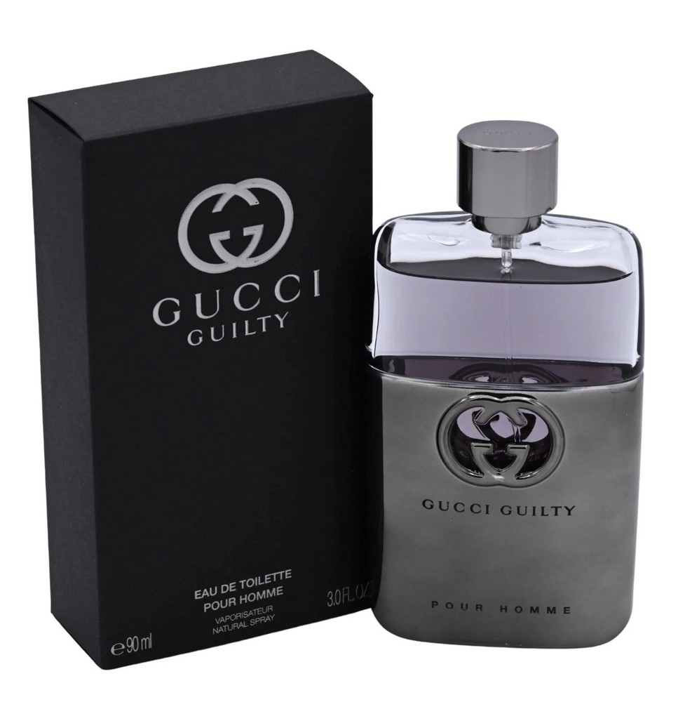 GUILTY Pour Homme by Gucci 3.0 / 3 oz 90 ml EDT Cologne for Men NEW IN BOX