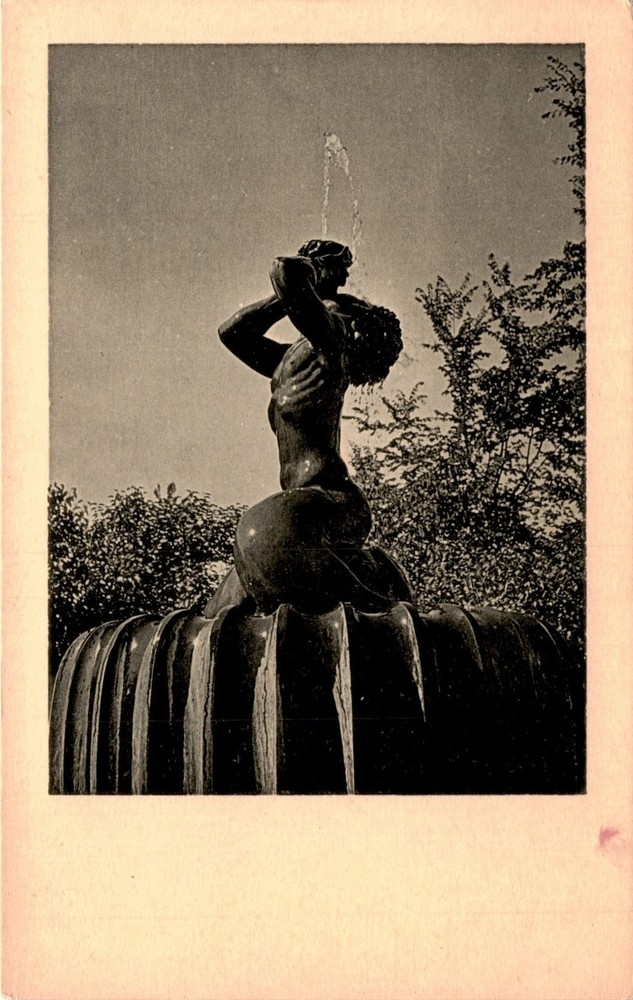 Cranbrook Academy of Art, Bloomfield Hills, Michigan, Carl Milles, Postcard-image