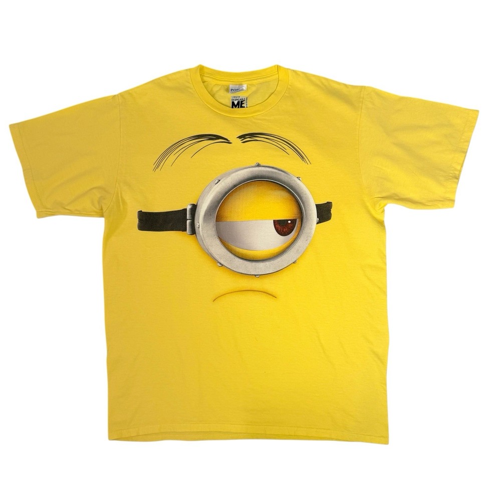 Minions Despicable Me T-Shirt Yellow Graphic Tee Men’s Size M Universal