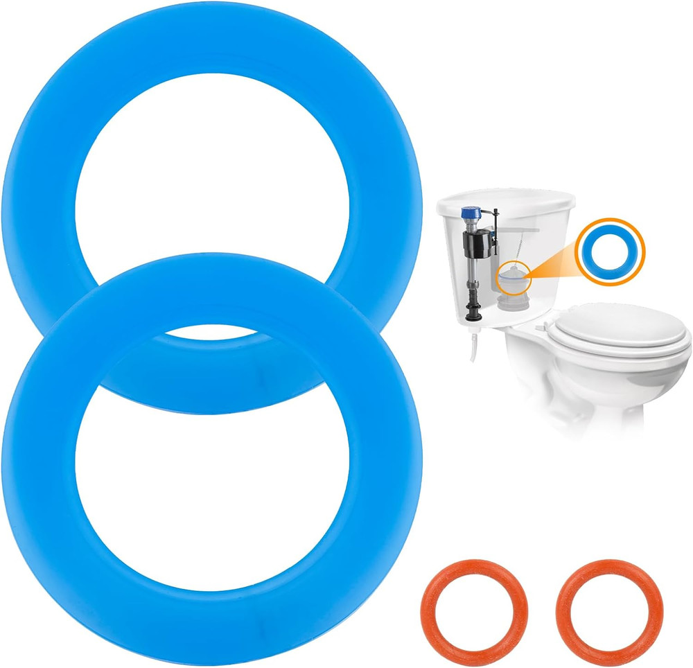 Flush Valve Seal for American Standard & Eljer Toilets, Upgraded Silicone Materi