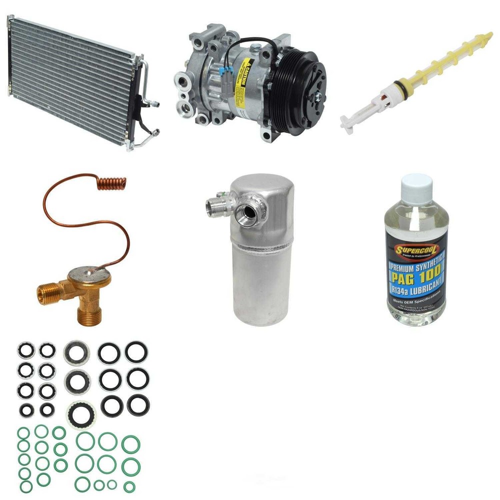 A/C Compressor Kit with Condenser – UAC KT 4210A Replacement Kit-image
