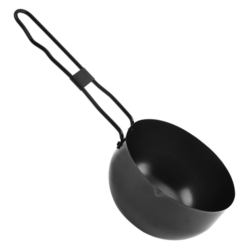 Compact Stainless Steel Folding Camping Pot for Hiking and Stews