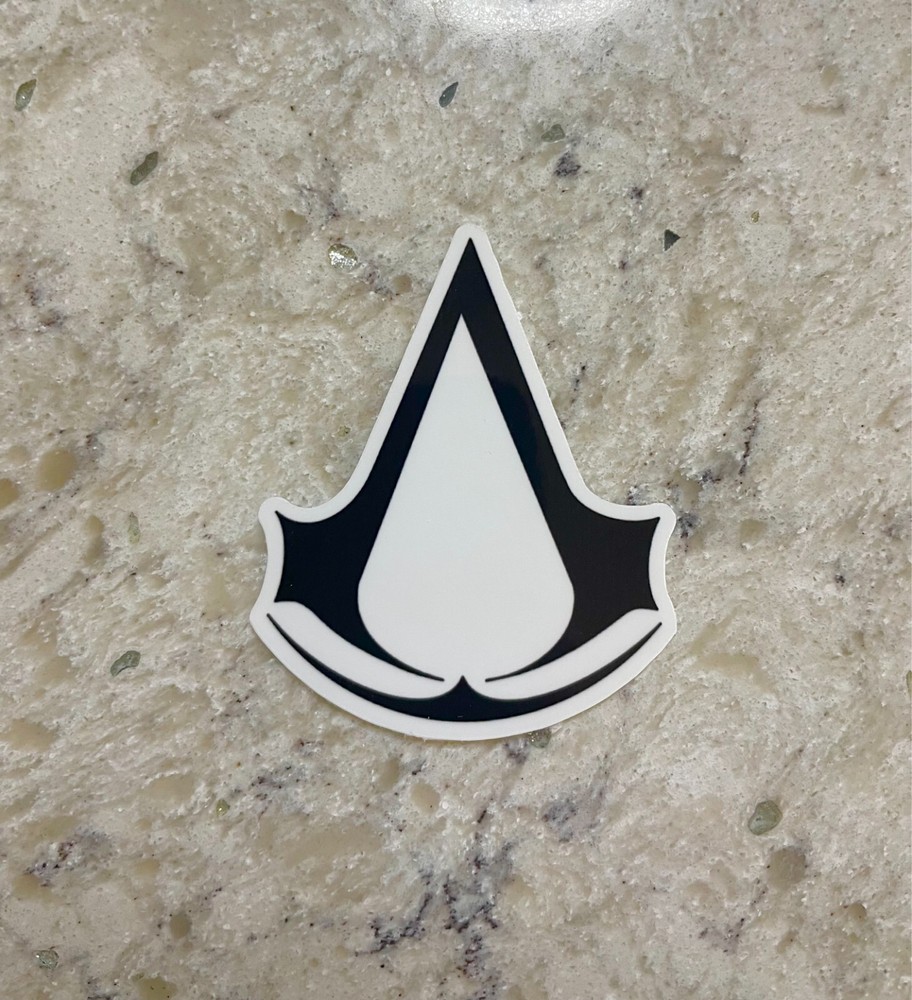 Assassins Creed Logo Sticker in Gloss or Holographic Waterproof Vinyl Decal