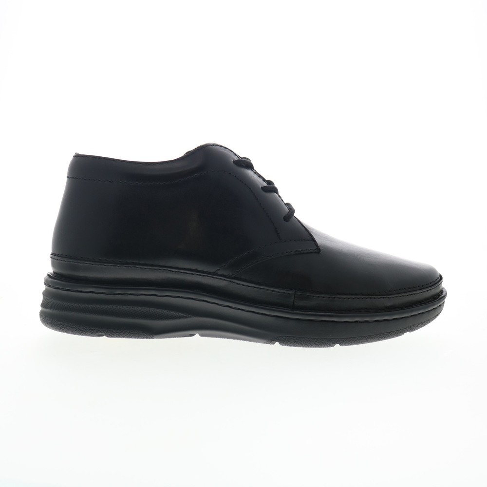 Drew Keith 40672-14 Mens Black Extra Wide 4E Leather Chukkas Boots
