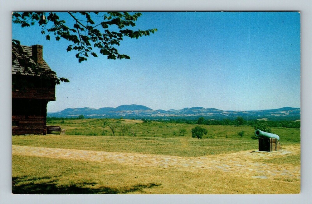 Hudson River Valley, Saratoga National Historical Site Vintage New York Postcard