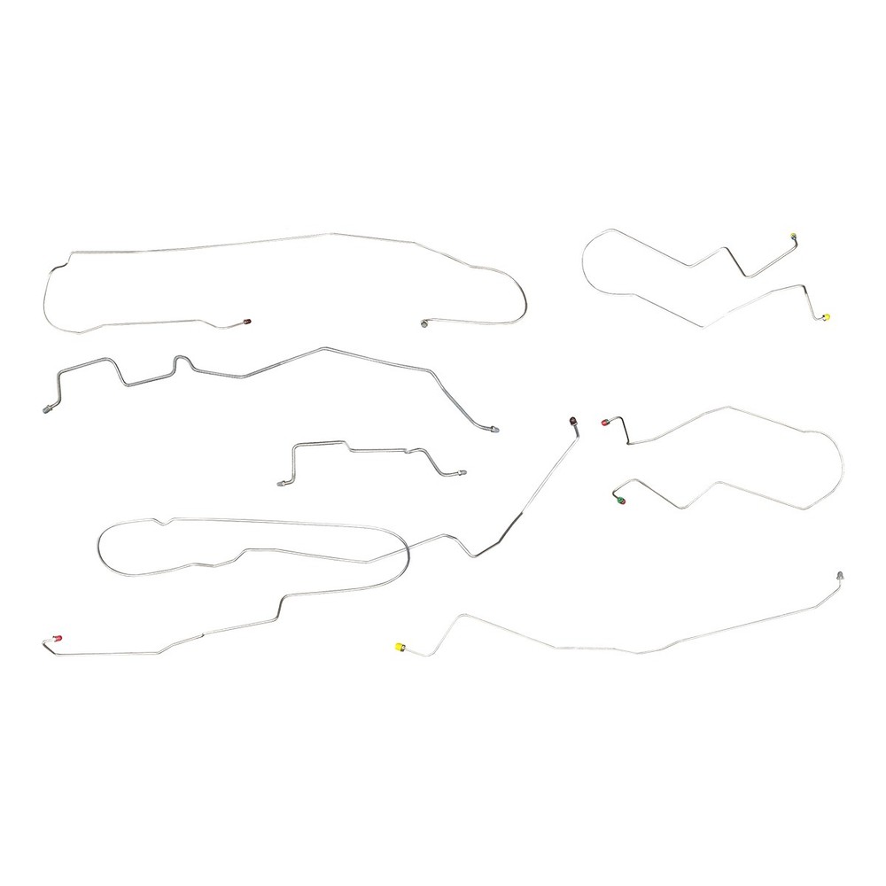 Brake Line Kit Complete Tubes 1996-02 Express 2500 Savanna 2500 OE Steel 7pc
