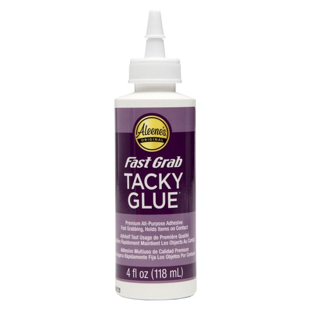 Fast Grab Tacky Glue 4 FL OZ Extra Thick Permanent Adhesive for Crafts