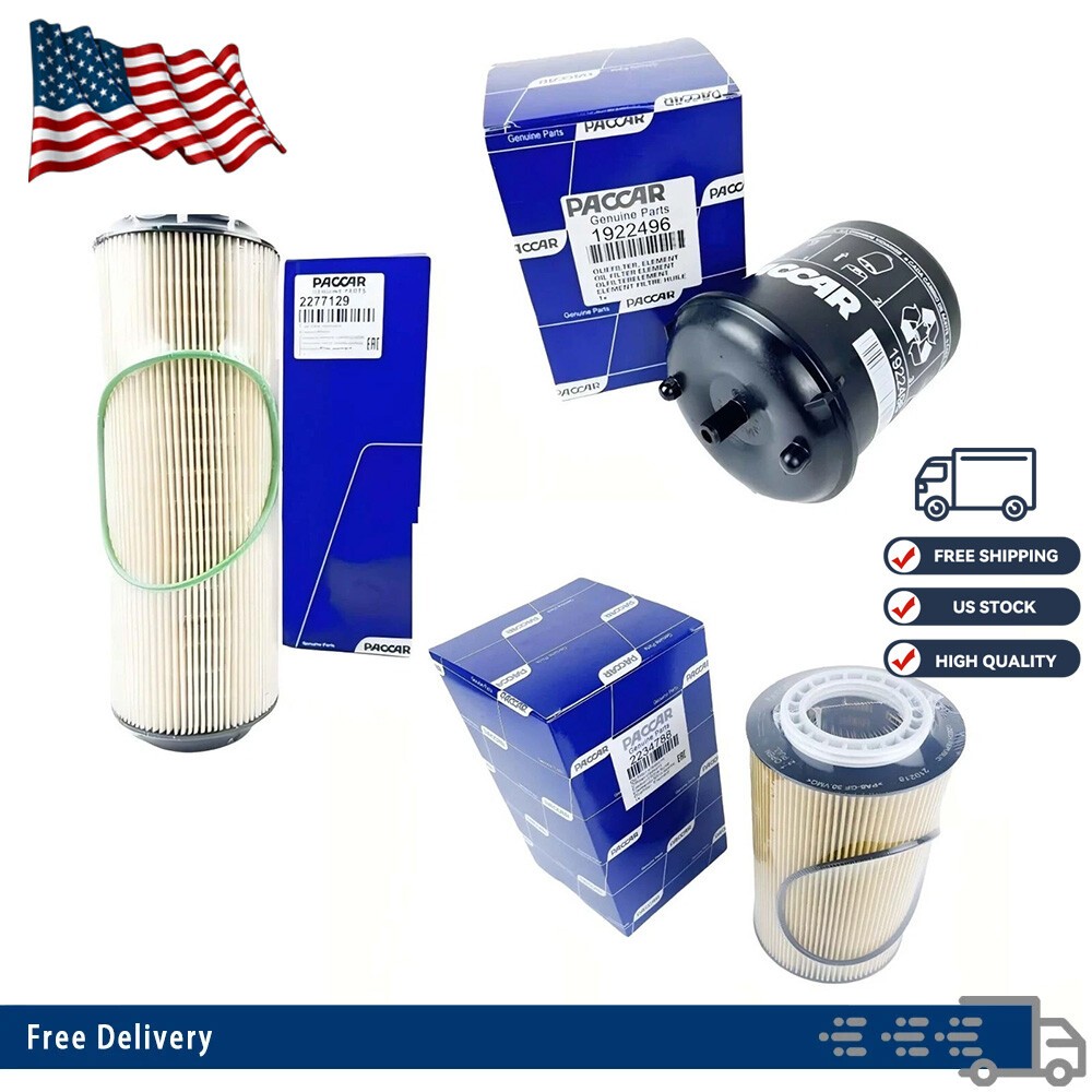 🔥PACCAR Oil & Fuel Filter Kit Fits For MX-13 Engine 2277129 1922496 2234788🔥🔥