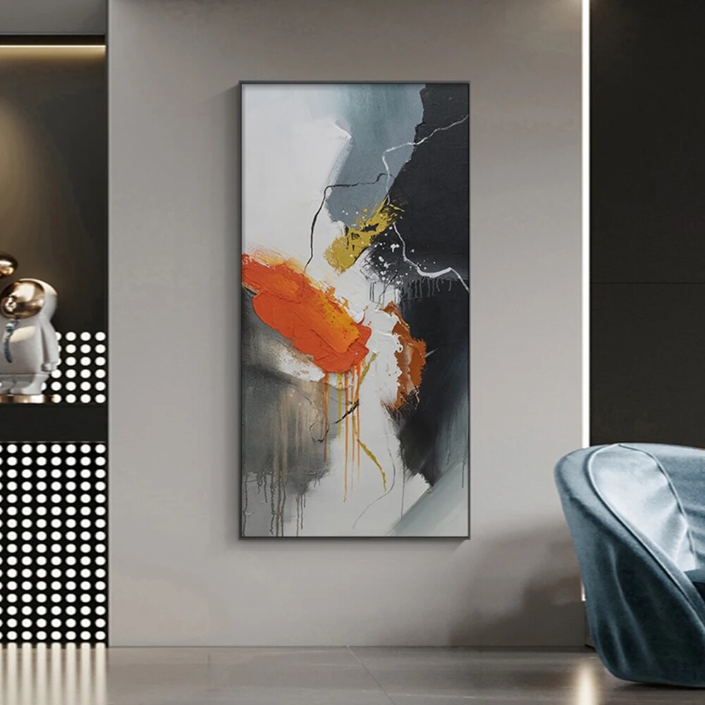 Handmade Oil Painting On Canvas Painting Thick Texture Wall Art Decorative