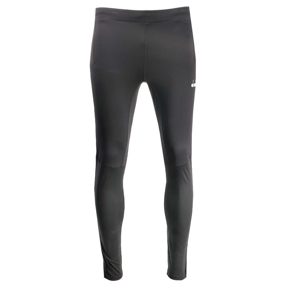 Diadora Winter Be One Running Leggings for Men - Black Athletic Casual 178521-80013